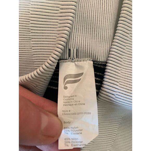 Fabletics white and black stars high impact size XS/S athletic leggings - Picture 2 of 3